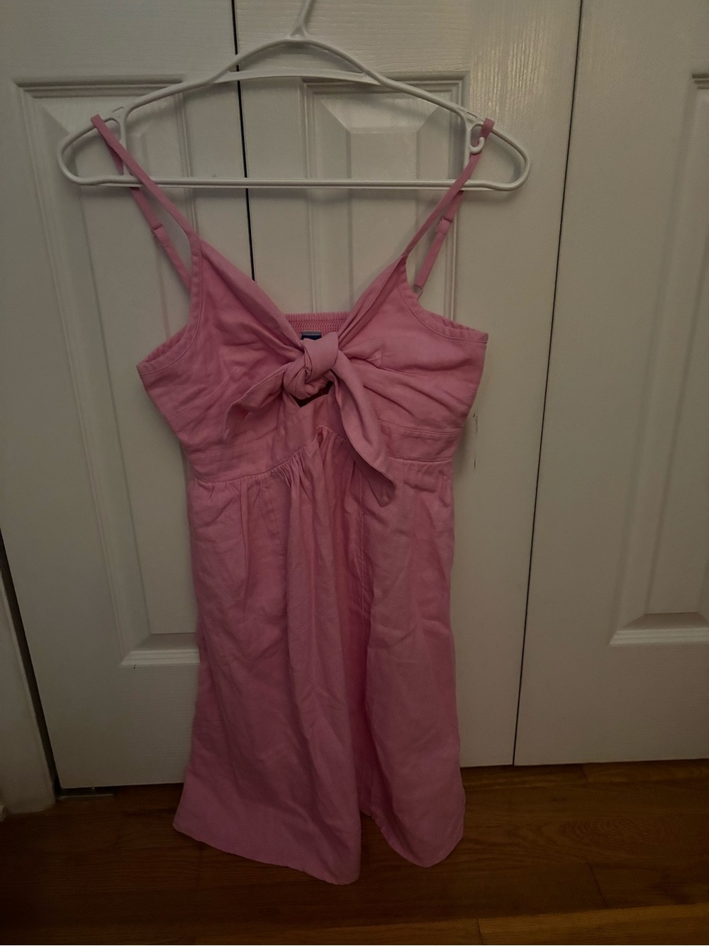 Old Navy Pink Strapless Bow-Front Dress